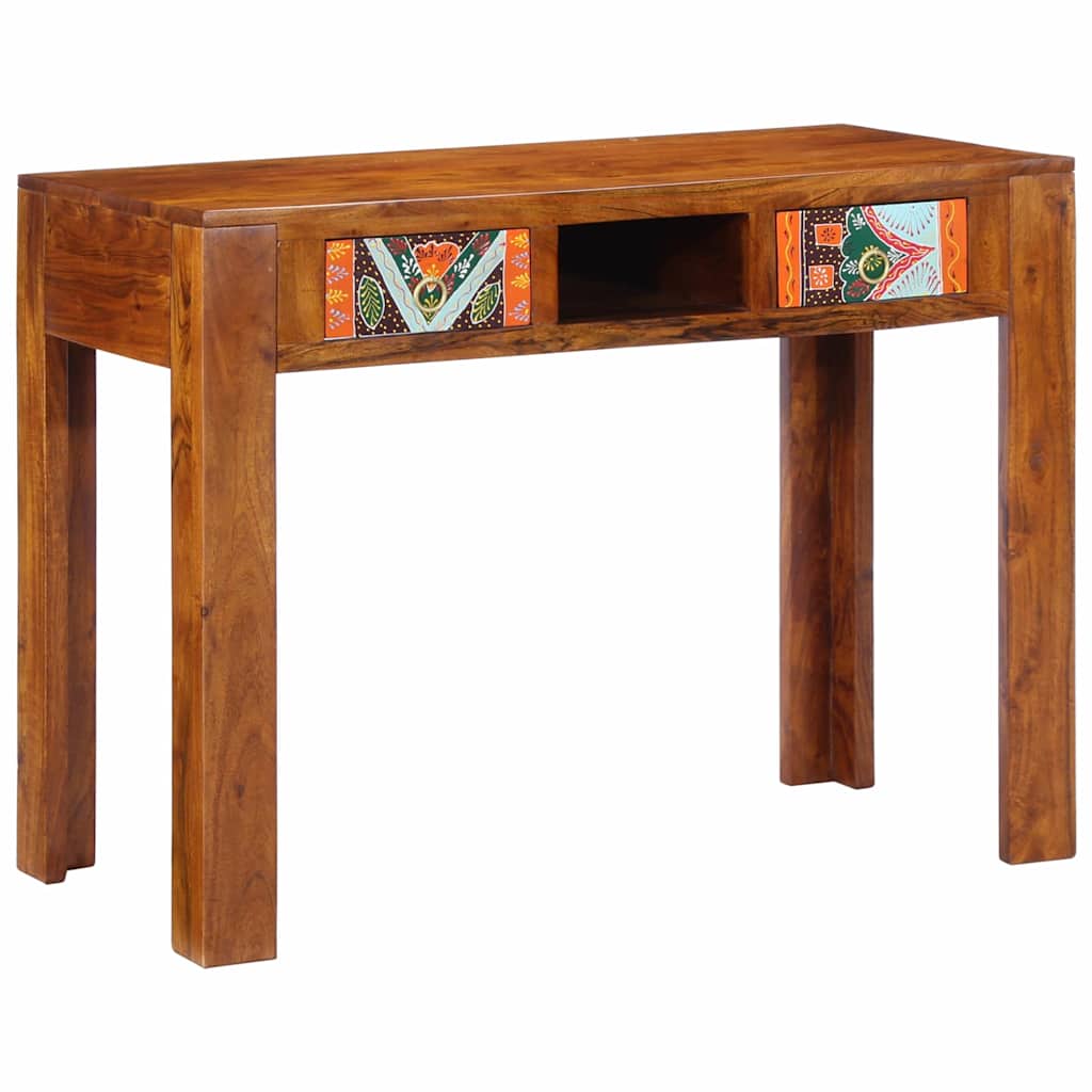 vidaXL Escritorio con cajón con almacenamiento Marrón 100 x 50 x 75 cm