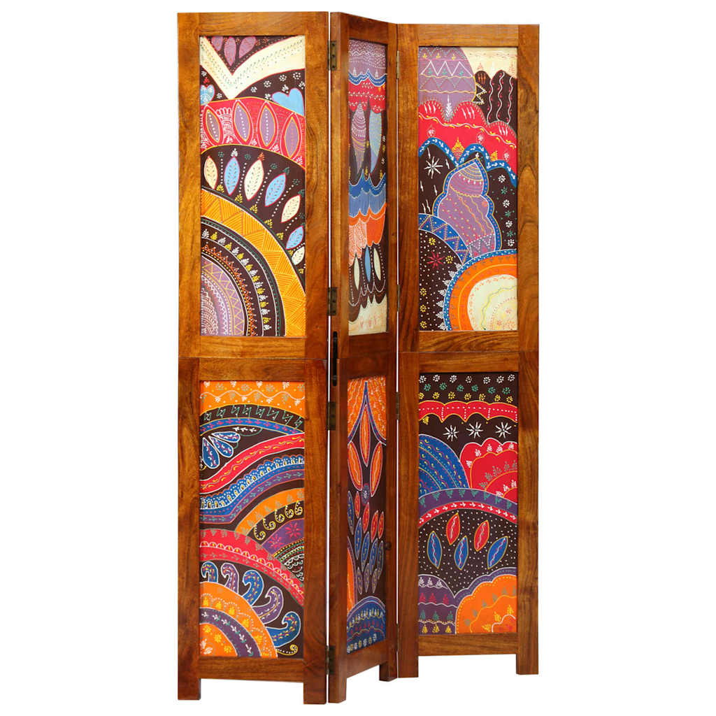 vidaXL Separador de habitaciones Marrón miel 105 x 1,5 x 160 cm