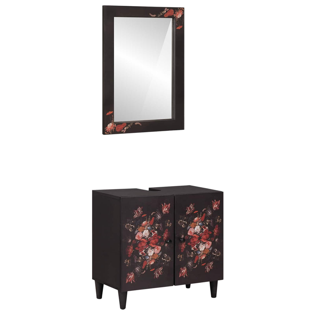 vidaXL Juego de Muebles de Baño 2 uds. 62 x 33 x 58 cm