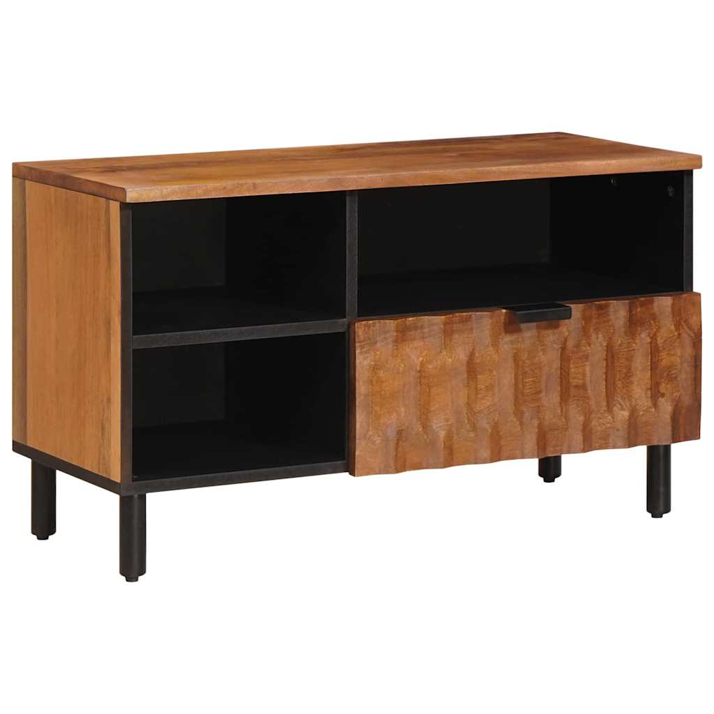 vidaXL Mueble de TV con cajón Acabado de Acacia Marrón 80 x 33 x 46 cm