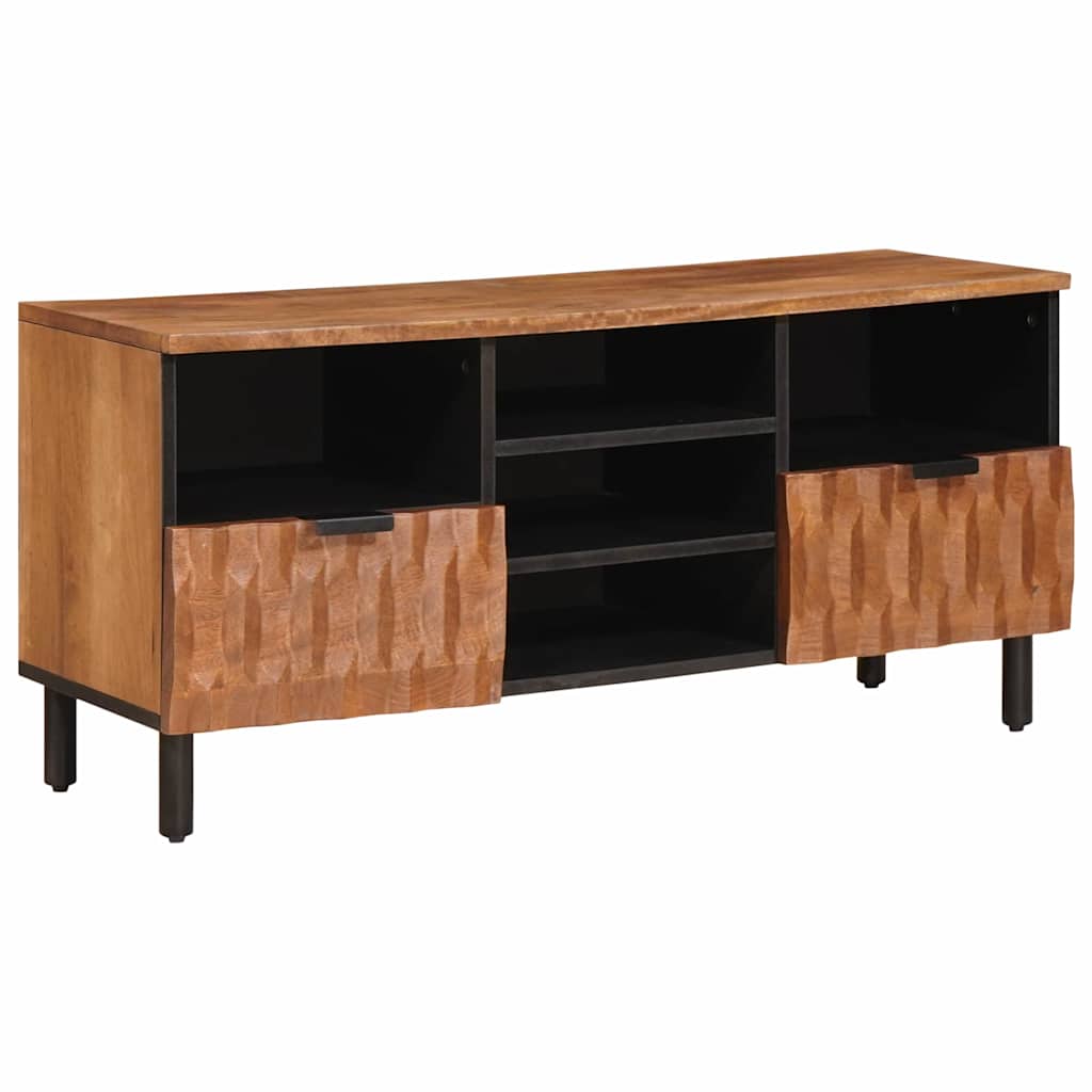 vidaXL Mueble de TV Acabado de Acacia Marrón 100 x 33 x 46 cm