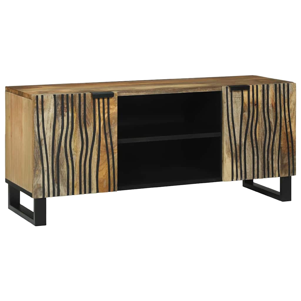 vidaXL Unidades de TV 105 x 33 x 46 cm Marrón Madera de ingeniería
