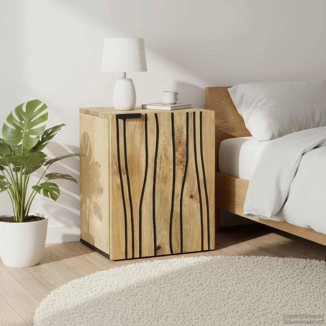 vidaXL Gabinete de Lavabo para Baño Marrón 38 x 33,5 x 48 cm