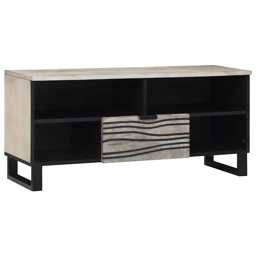 vidaXL Unidades de TV 100 x 33 x 46 cm Blanco Madera de ingeniería
