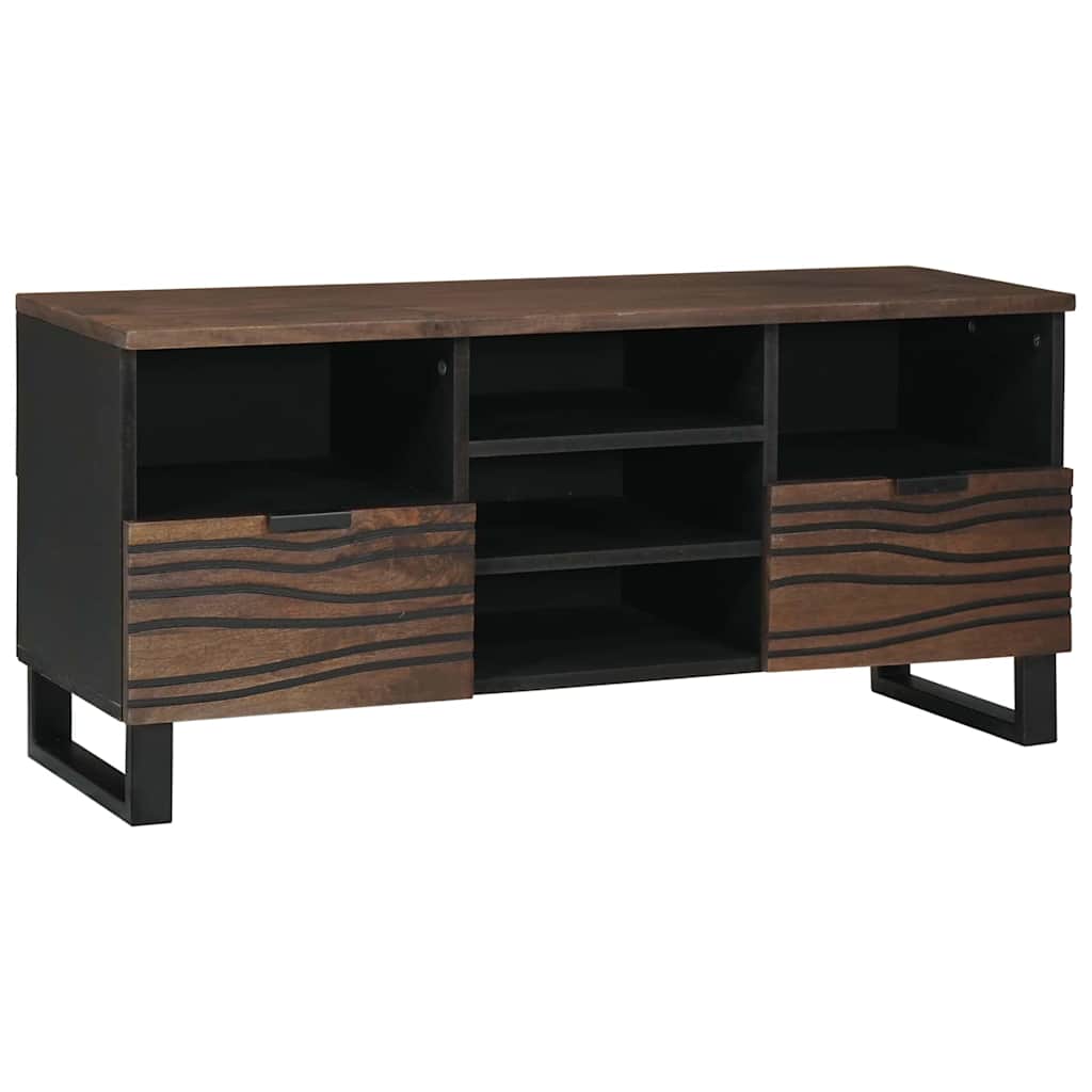 vidaXL Unidades de TV 100 x 33 x 46 cm Nogal Madera de ingeniería
