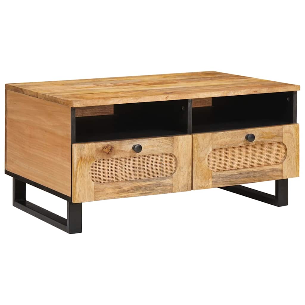 vidaXL Mesa de Café Roble artisan 80 x 54 x 40 cm