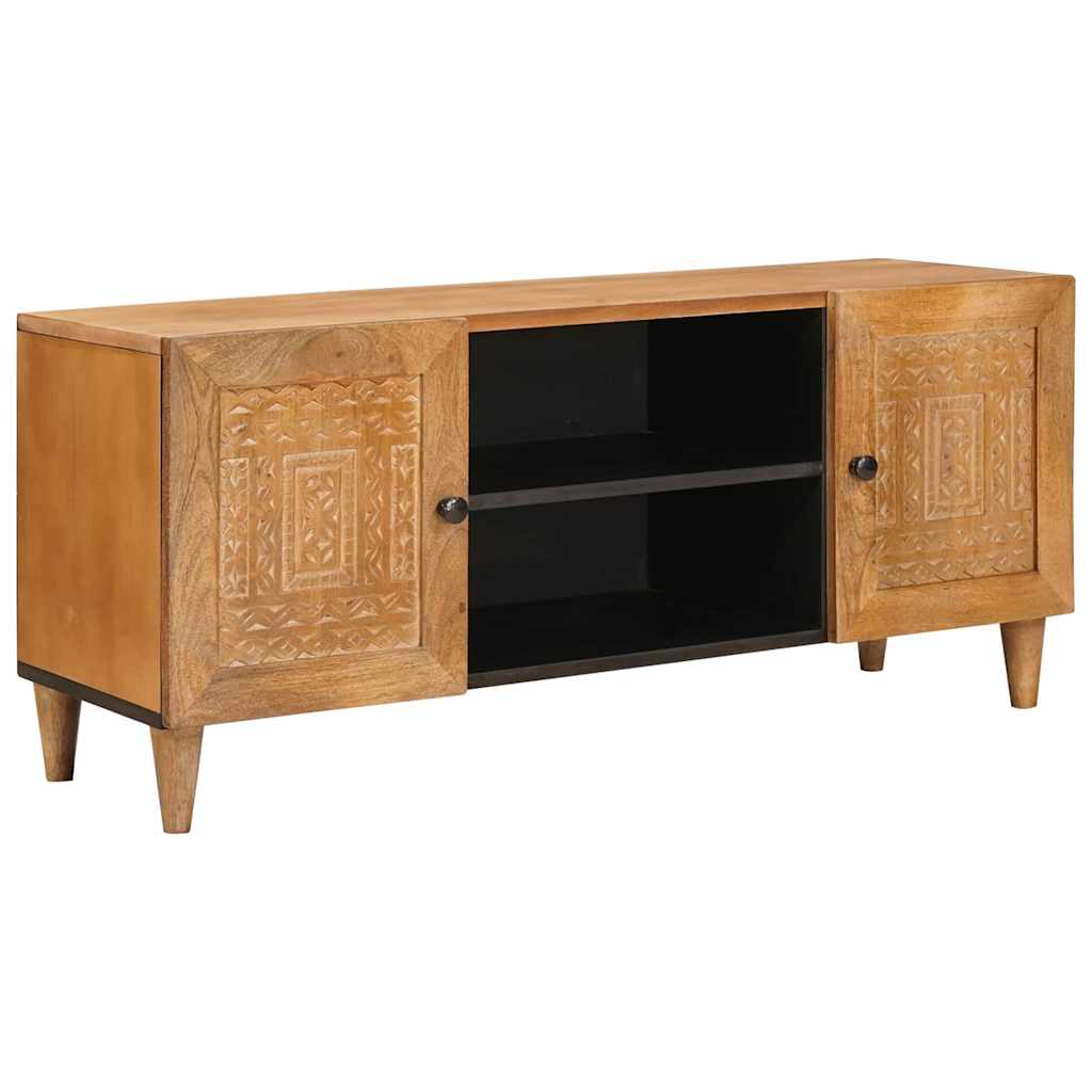 vidaXL Unidades de TV con estante Marrón Claro 105 x 33 x 46 cm