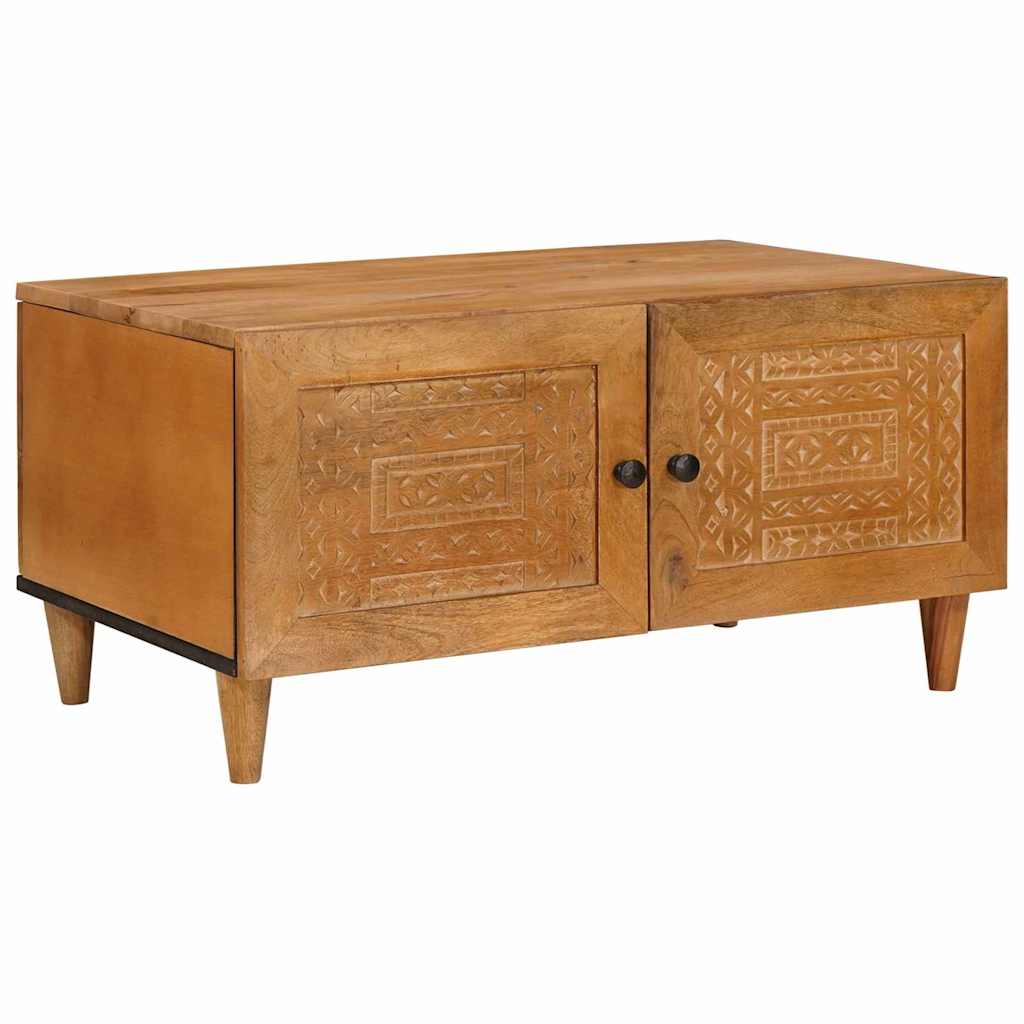 vidaXL Mesa de centro Marrón Claro 80 x 54 x 40 cm