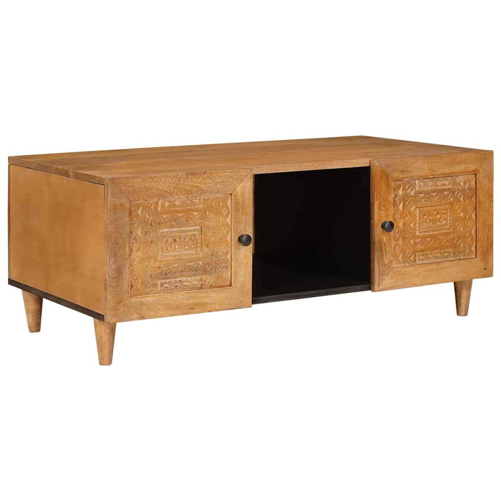 vidaXL Mesa de centro Marrón Claro 100 x 54 x 40 cm