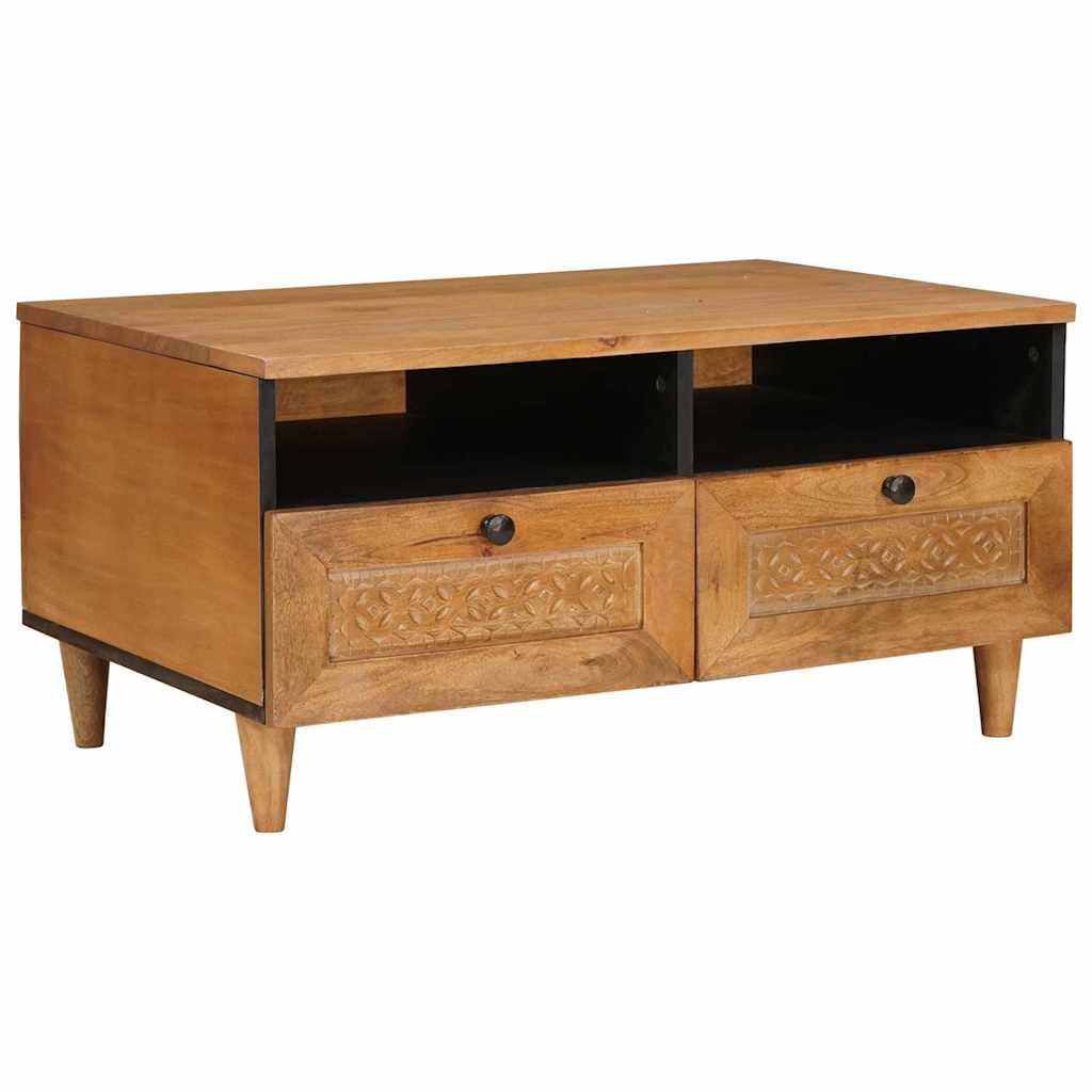 vidaXL Mesa de centro Marrón Claro 80 x 54 x 40 cm