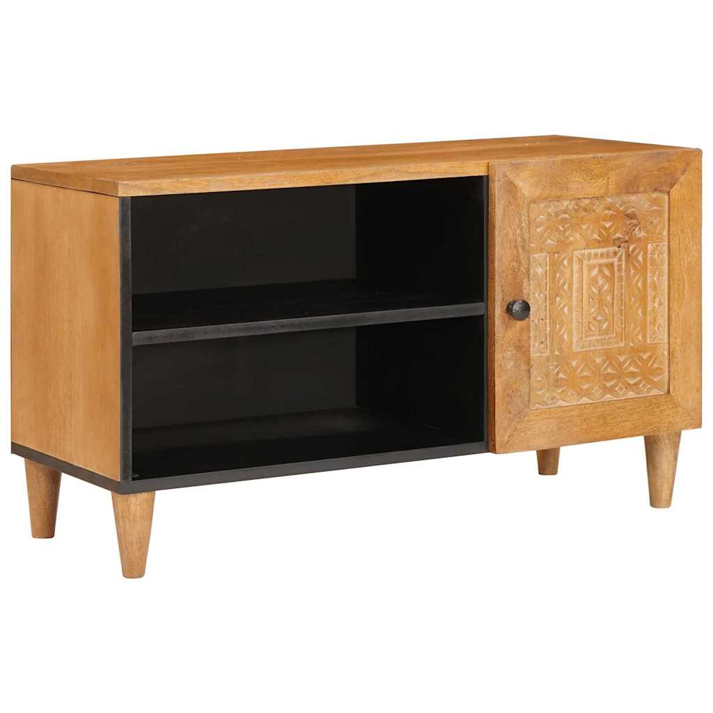 vidaXL Unidades de TV con estante Marrón Claro 80 x 33 x 46 cm