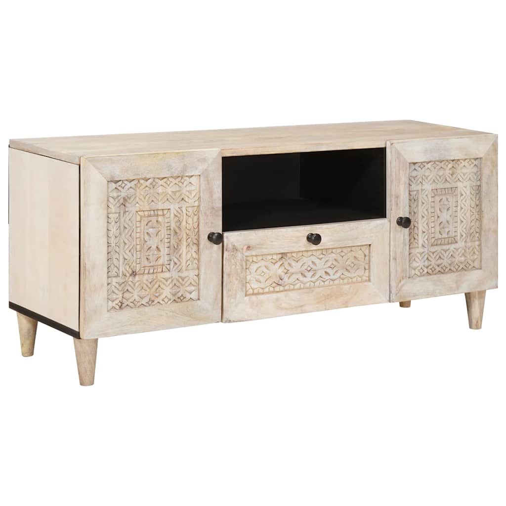 vidaXL Unidades de TV con cajón 105 x 33 x 46 cm Madera contrachapada
