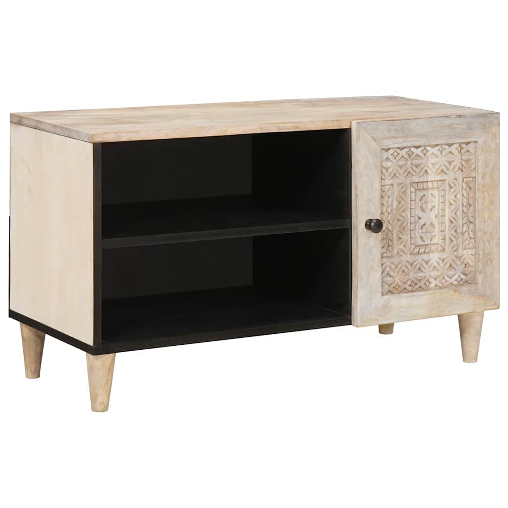 vidaXL Unidades de TV con estante 80 x 33 x 46 cm Madera contrachapada