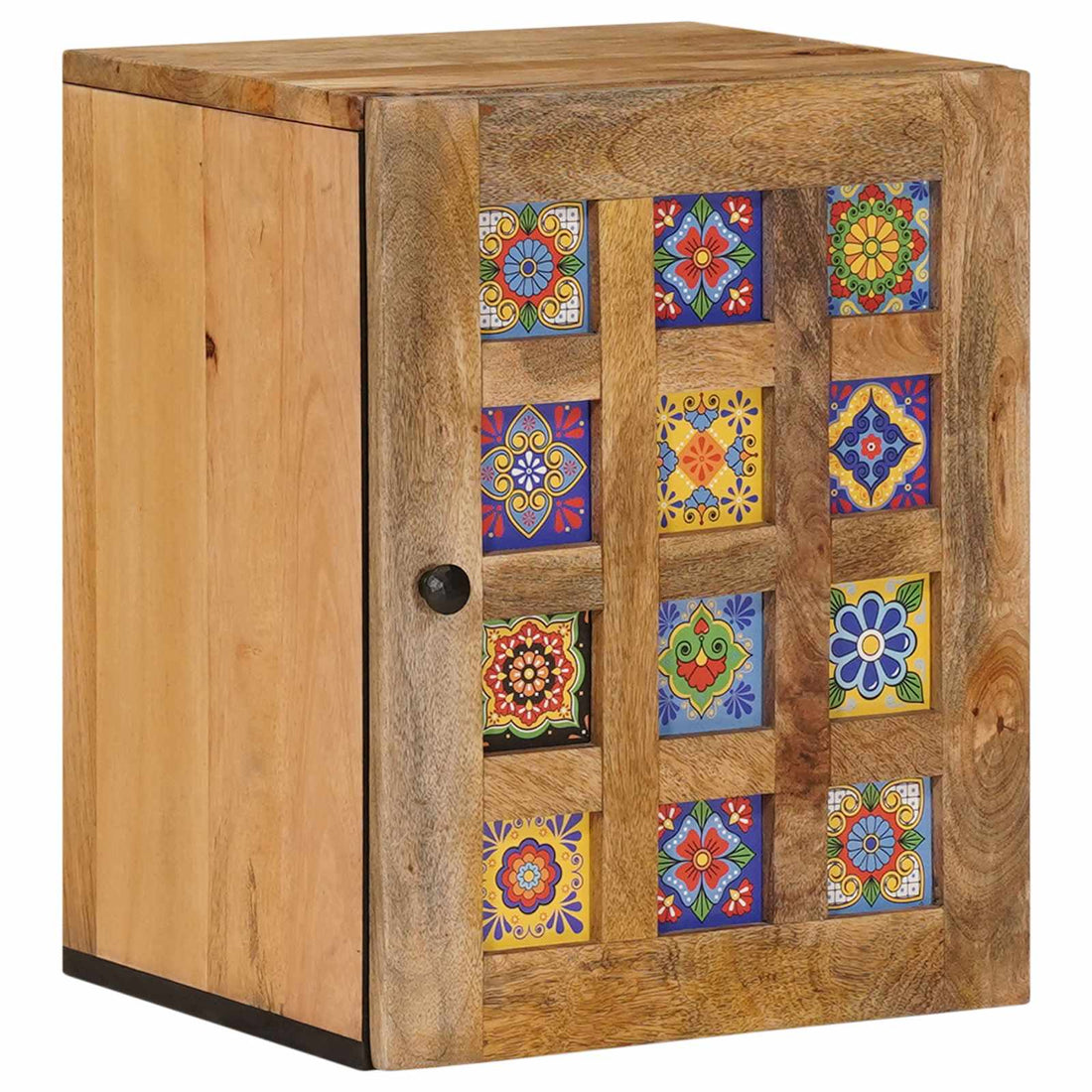 vidaXL Gabinete Colgante de Baño Natural 38 x 33 x 48 cm