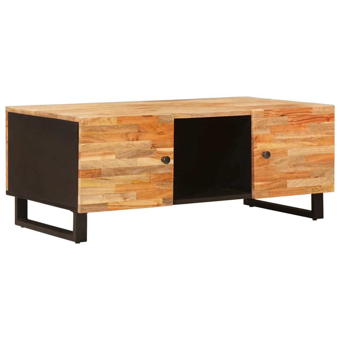 vidaXL Mesa de Café Marrón 100 x 54 x 40 cm Madera de mango maciza