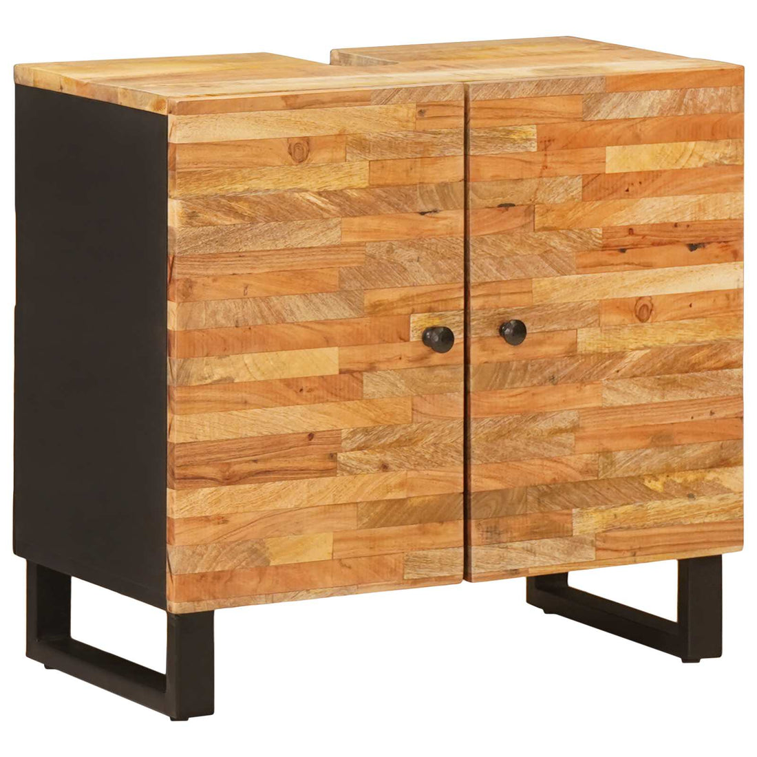 vidaXL Mueble de lavabo para baño Natural 62 x 33 x 58 cm