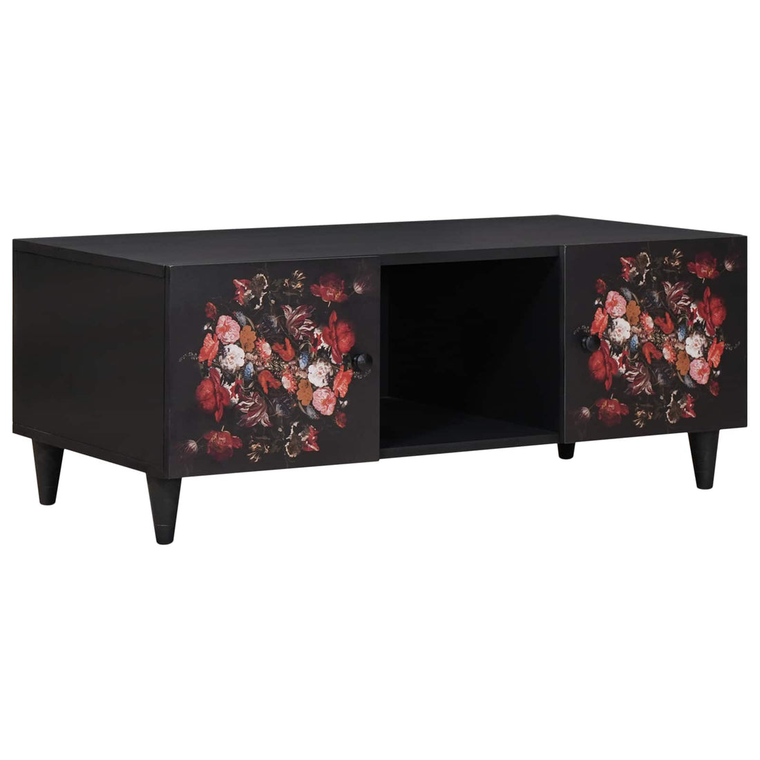 vidaXL Mesa de Café Multicolor 100 x 54 x 40 cm Madera de mango maciza