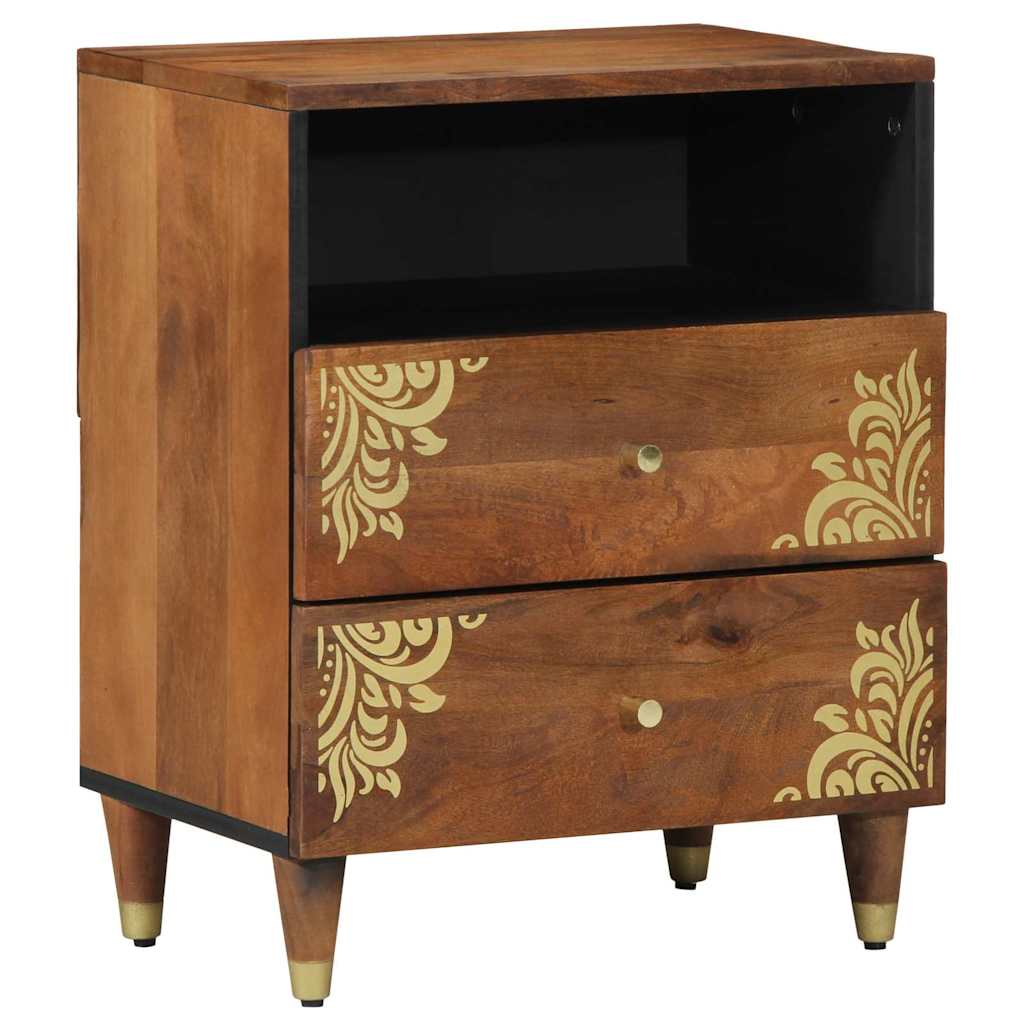 vidaXL Armario de Noche con cajón Marrón miel 50 x 33 x 62 cm