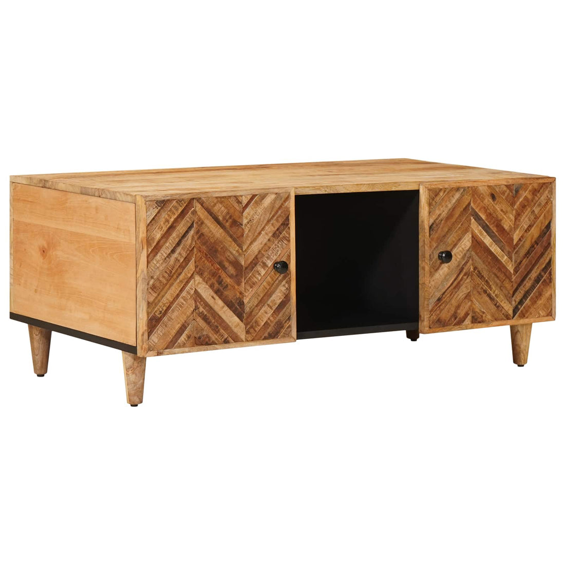 vidaXL Mesa de Café Marrón 100 x 54 x 40 cm Madera de mango maciza