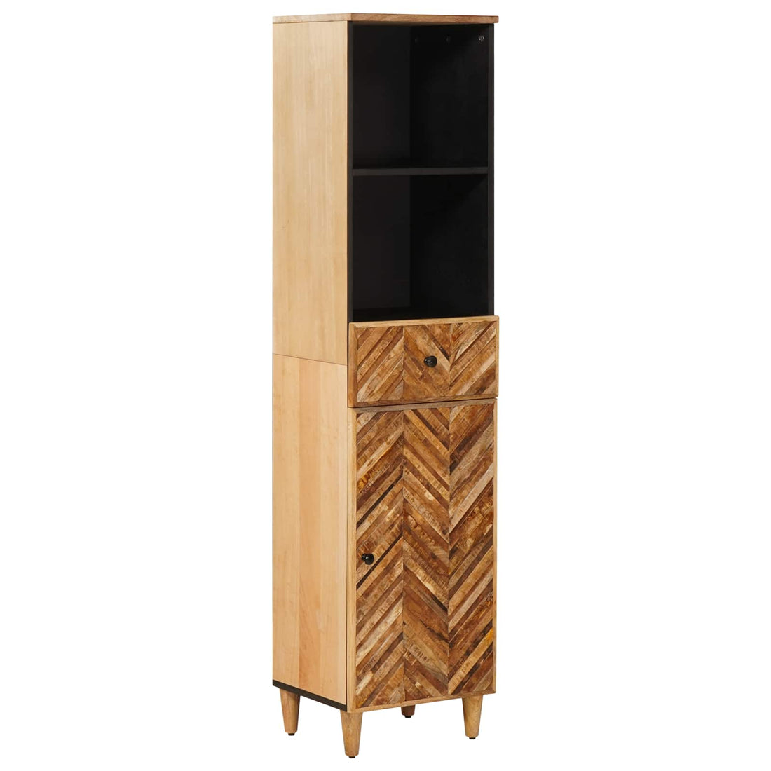 vidaXL Mueble de Cuarto de Baño con cajón Marrón 38 x 33,5 x 160 cm