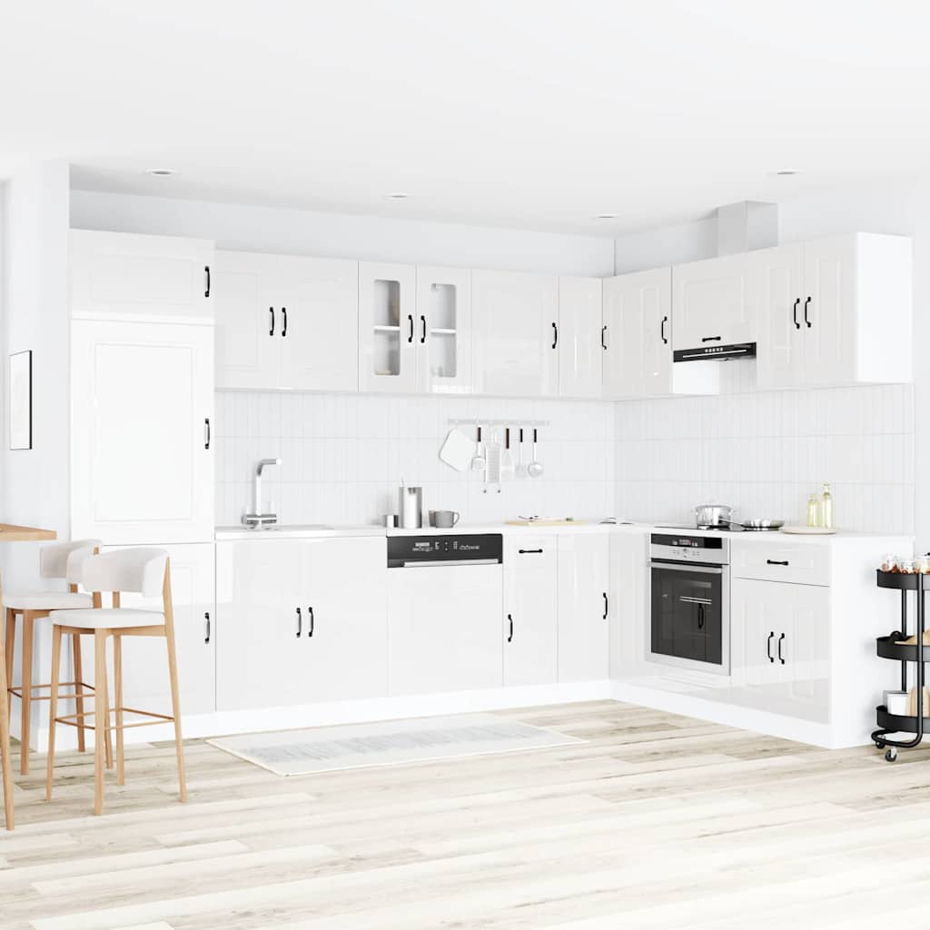 vidaXL Mueble de Cocina Kalmar brillante 80 x 46 x 81,5 cm