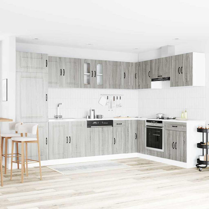 vidaXL Mueble de Cocina Kalmar Gris Sonoma 80 x 46 x 81,5 cm
