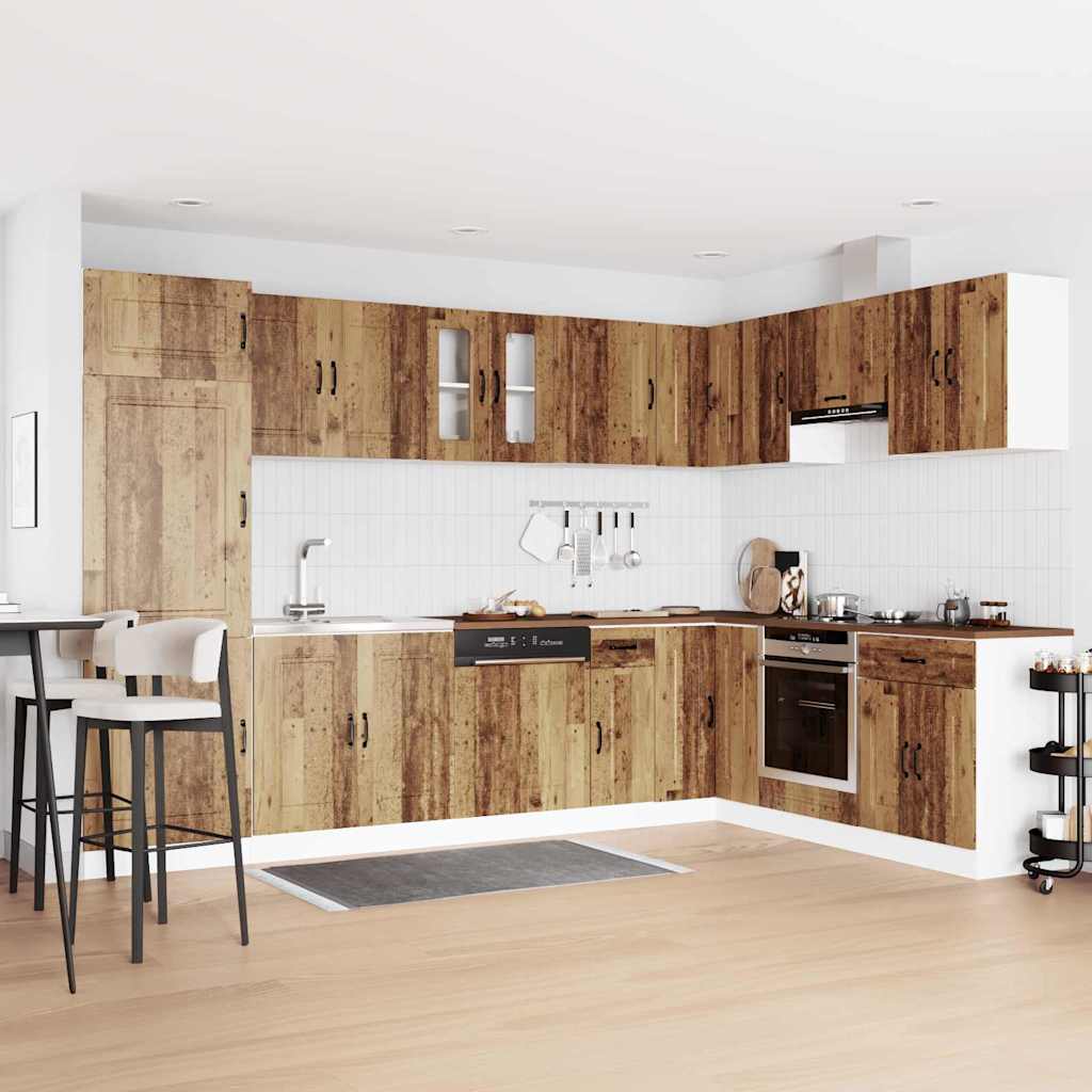 vidaXL Mueble de Cocina Kalmar Madera vieja 80 x 46 x 81,5 cm