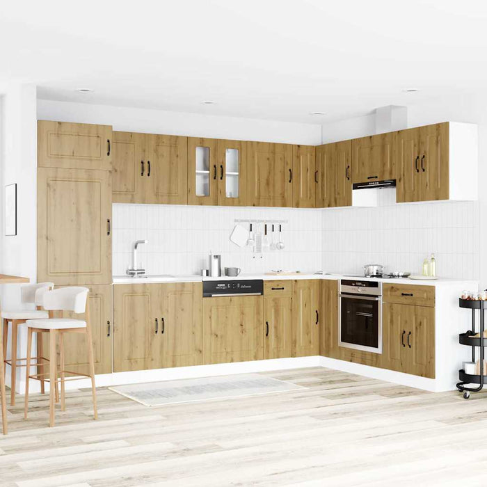 vidaXL Mueble de Cocina Kalmar Roble artisan 80 x 46 x 81,5 cm