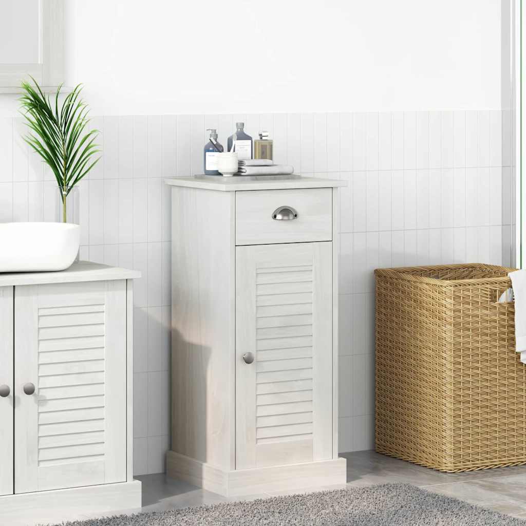vidaXL Mueble de Cuarto de Baño con cajón VIGO Marrón y Marrón Miel