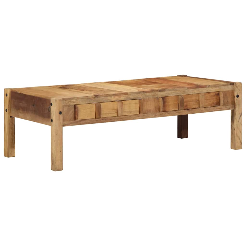 vidaXL Mesa de Café Marrón 110 x 54 x 35 cm Madera sólida recuperada