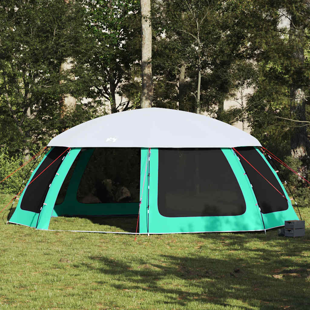 vidaXL Carpa para piscina con desmontables y paredes azul 690x690 cm