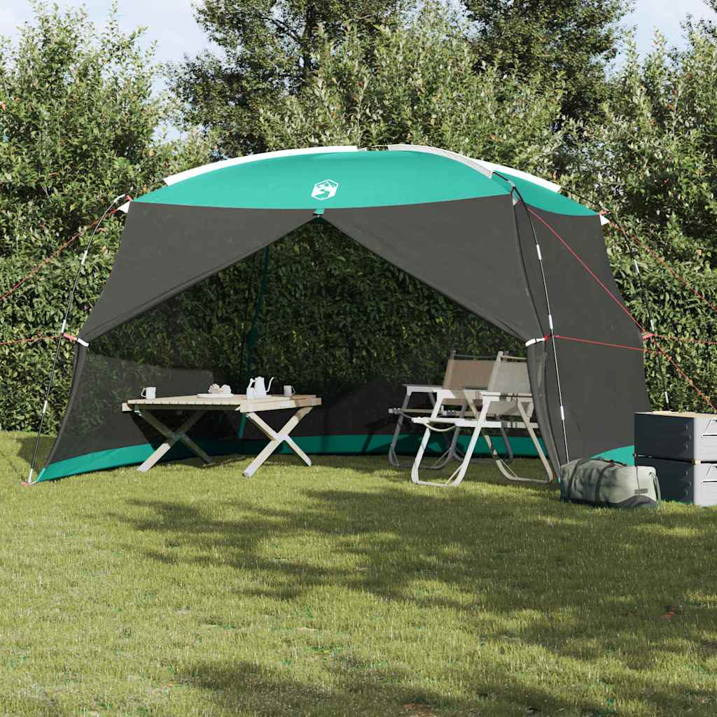vidaXL Tienda mosquitera con techo Verde Mar 380 x 380 x 225 cm