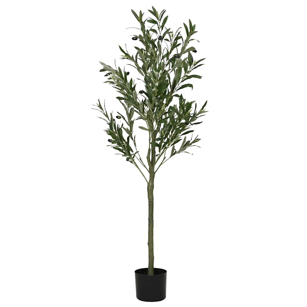 vidaXL Árbol de olivo artificial con 450 hojas verde 120 cm
