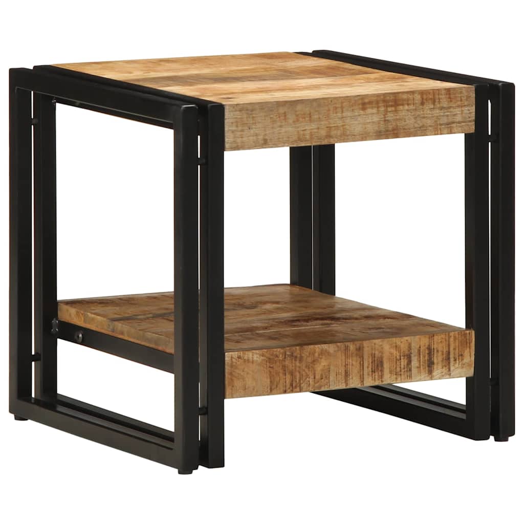 vidaXL Mesa de Café Marrón 40 x 40 x 38 cm Madera de mango maciza