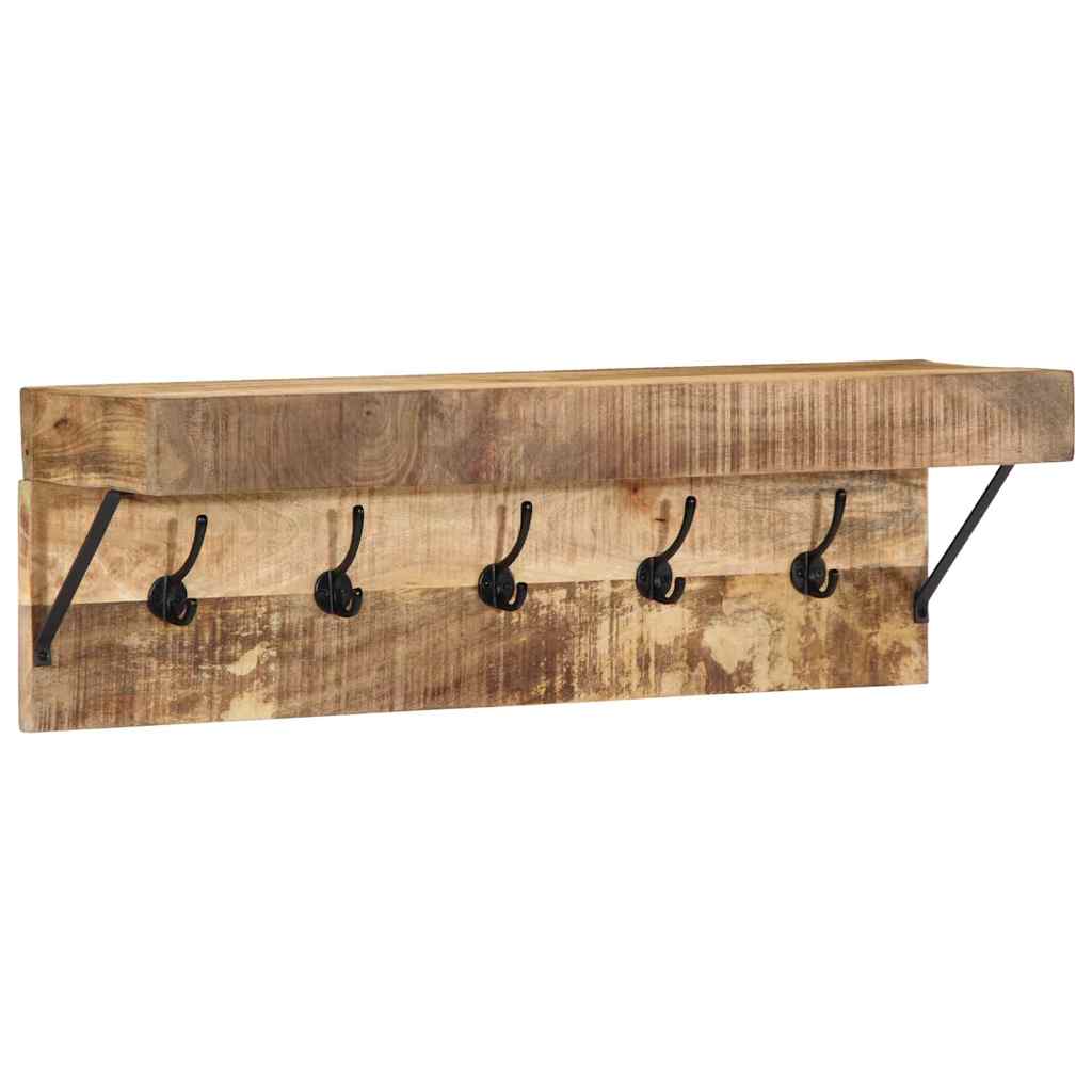 vidaXL Perchero Marrón 73 x 19 x 23 cm Madera maciza de Mango