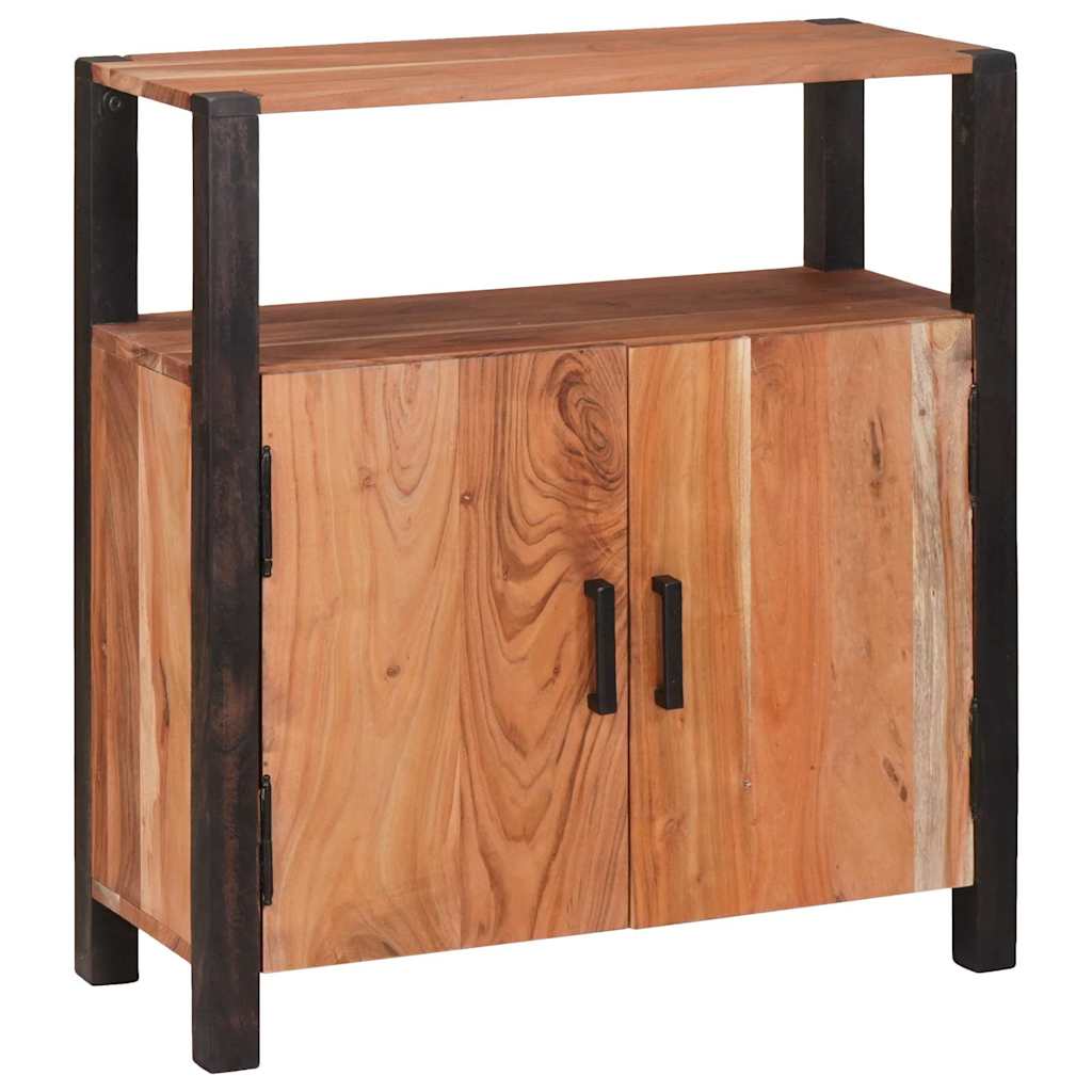 vidaXL Aparador Marrón 70 x 30 x 75 cm Madera de Acacia Sólida