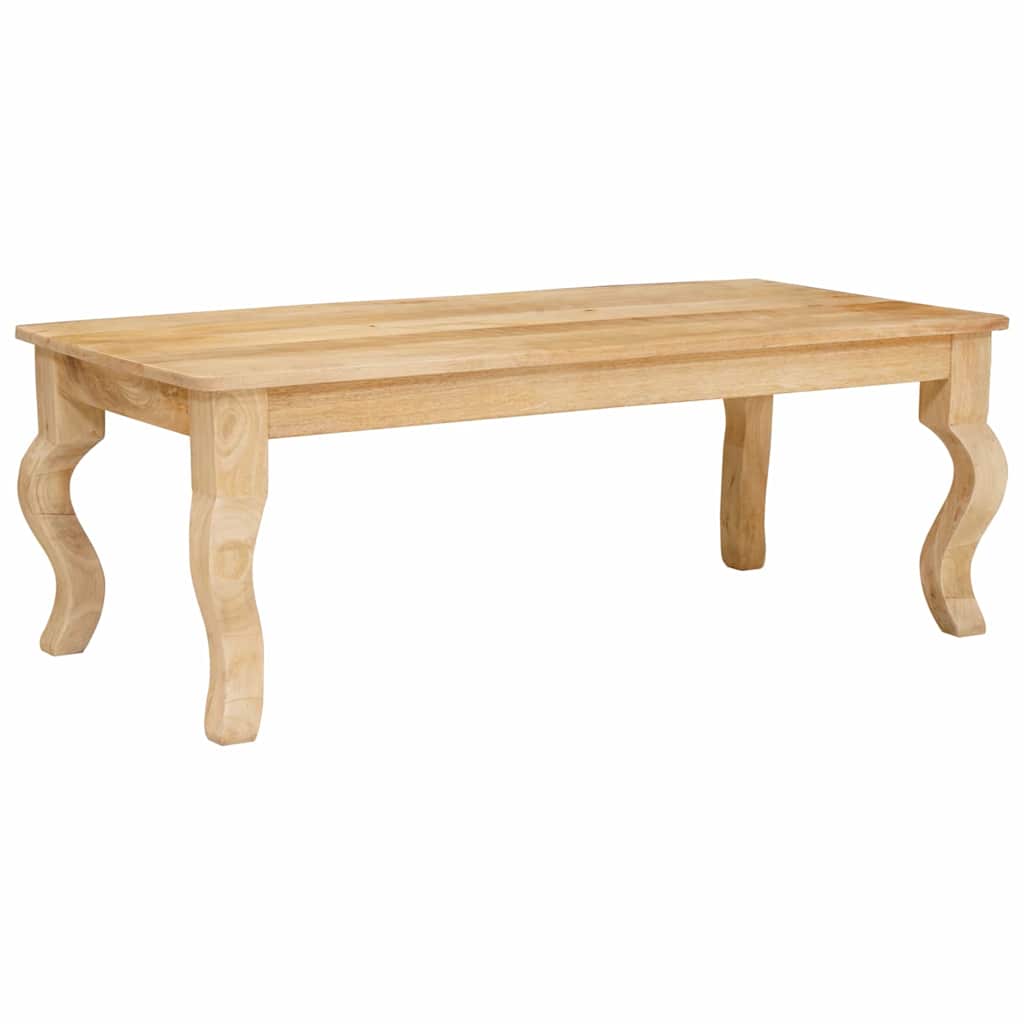 vidaXL Mesa de Café Marrón 110 x 55 x 40 cm Madera de mango maciza