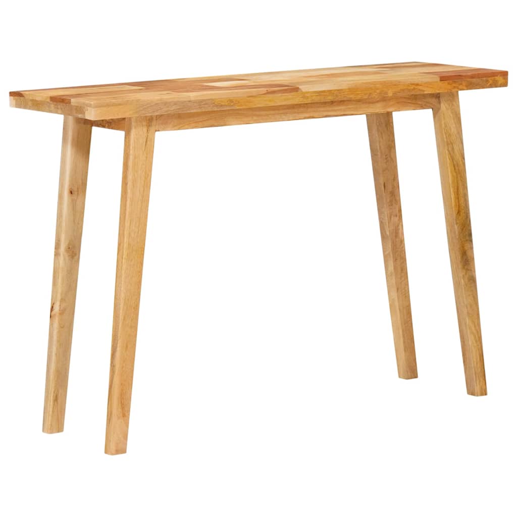 vidaXL Mesa de comedor Natural 100 x 35 x 75 cm Madera de mango maciza