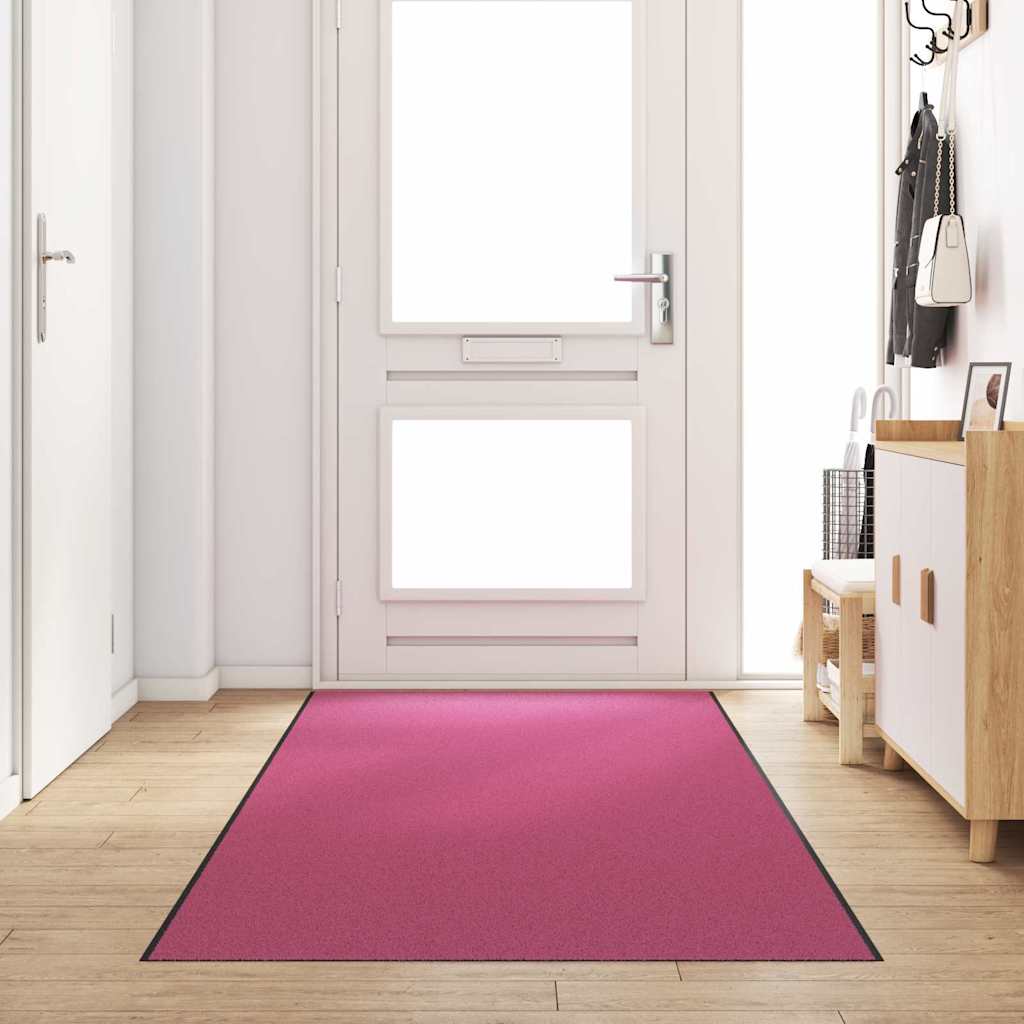 vidaXL Felpudo Rosa y Negro 120 x 350 cm 100% Poliamida