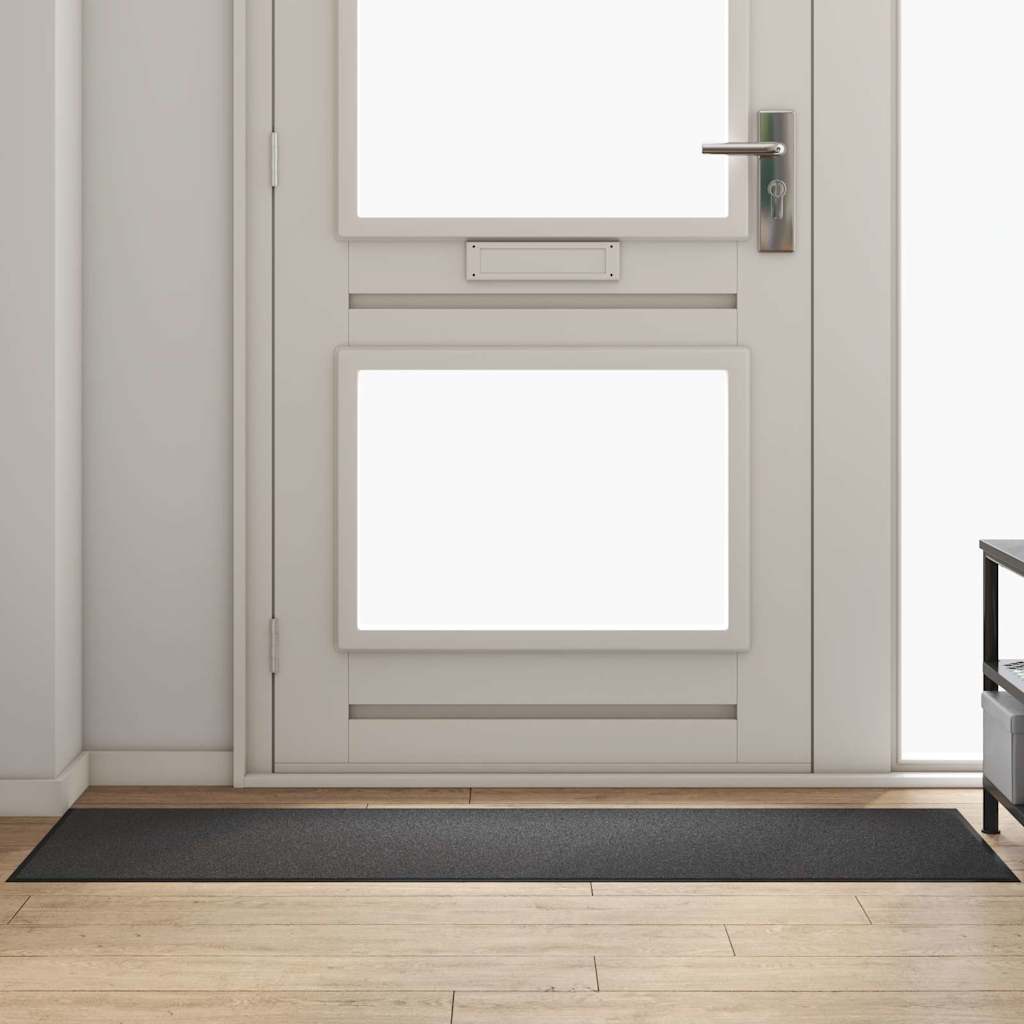 vidaXL Felpudo Antracita y Negro 60 x 180 cm 100% Poliamida