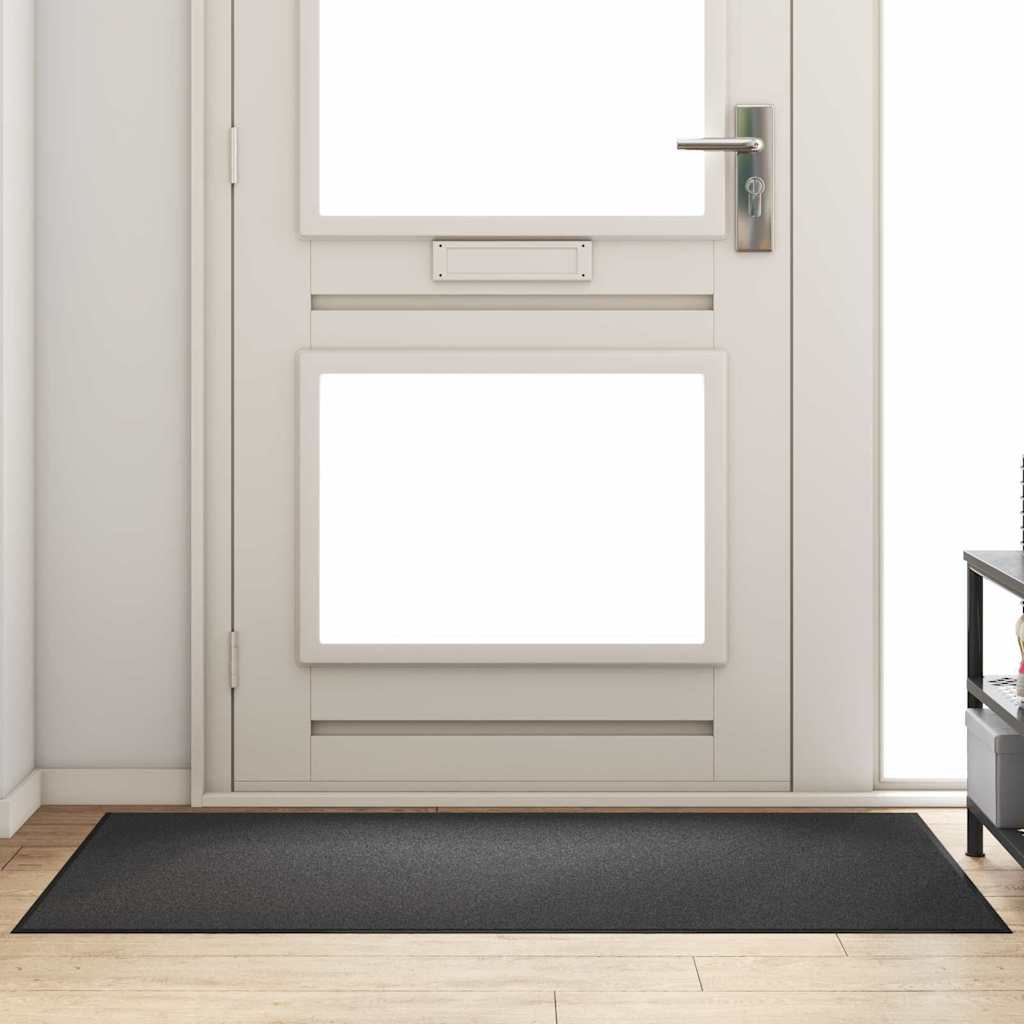 vidaXL Felpudo Antracita y Negro 90 x 150 cm 100% Poliamida