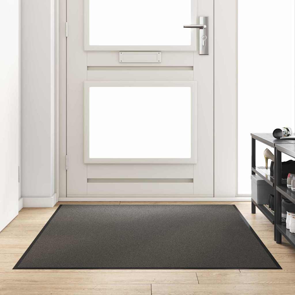 vidaXL Felpudo Antracita y Negro 120 x 180 cm 100% Poliamida