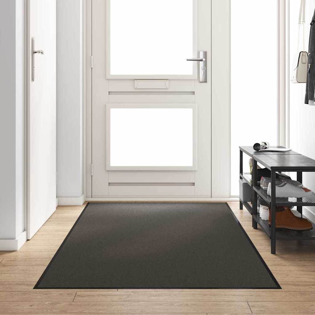 vidaXL Felpudo Antracita y Negro 120 x 300 cm 100% Poliamida