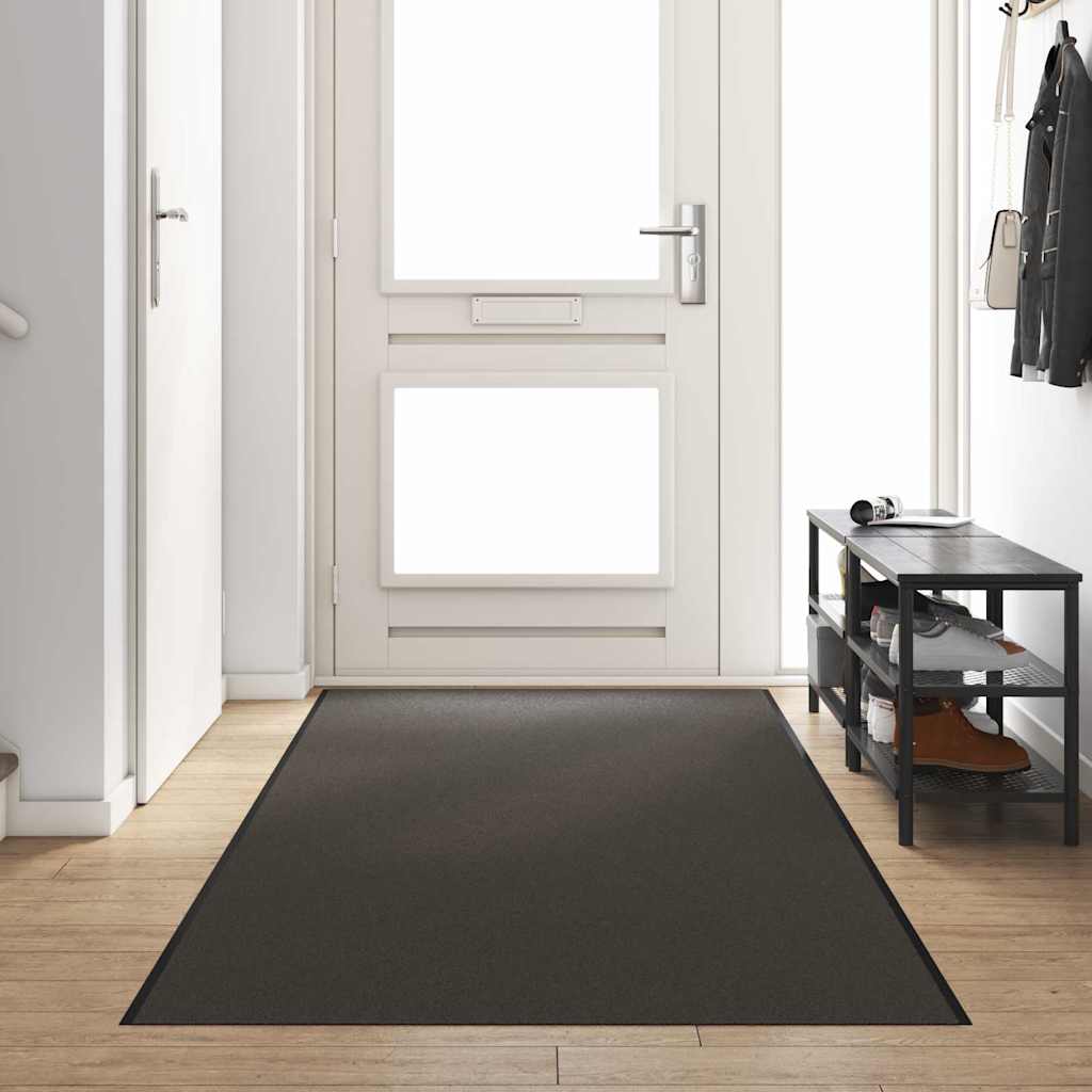 vidaXL Felpudo Antracita y Negro 120 x 350 cm 100% Poliamida