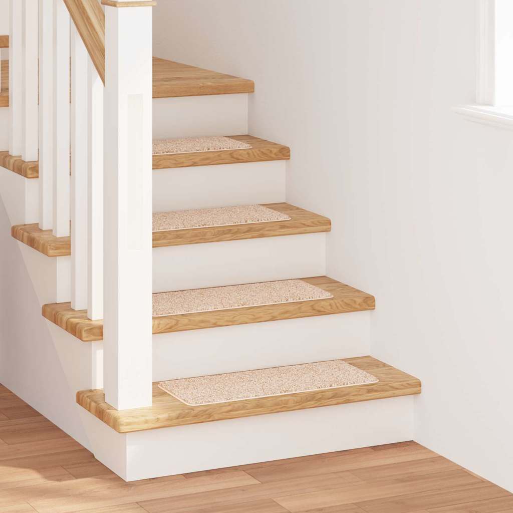 vidaXL Alfombrillas Antideslizantes para Escalera 15 uds. 60 x 25 cm