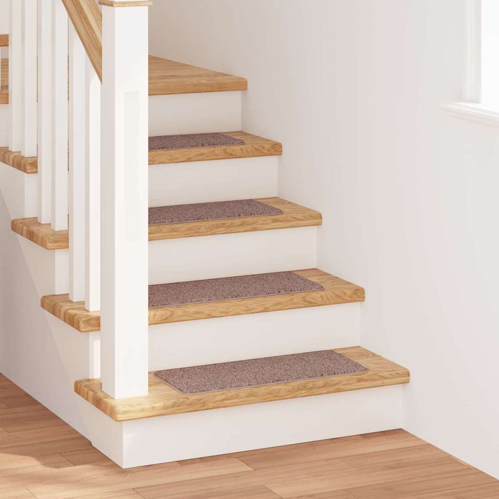 vidaXL Alfombrillas Antideslizantes para Escalera 15 uds. 60 x 25 cm