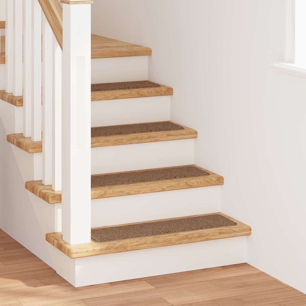 vidaXL Alfombrillas Antideslizantes para Escalera 15 uds. 75 x 20 cm