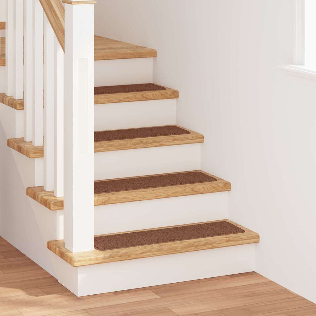 vidaXL Alfombrillas Antideslizantes para Escalera 15 uds. 75 x 20 cm