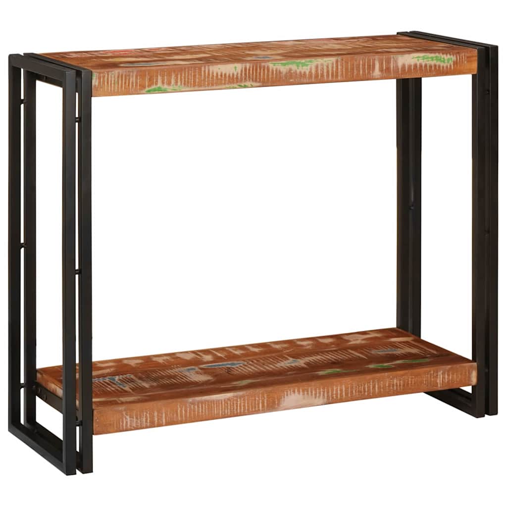 vidaXL Mesa Consola 90 x 33 x 75 cm Madera sólida recuperada