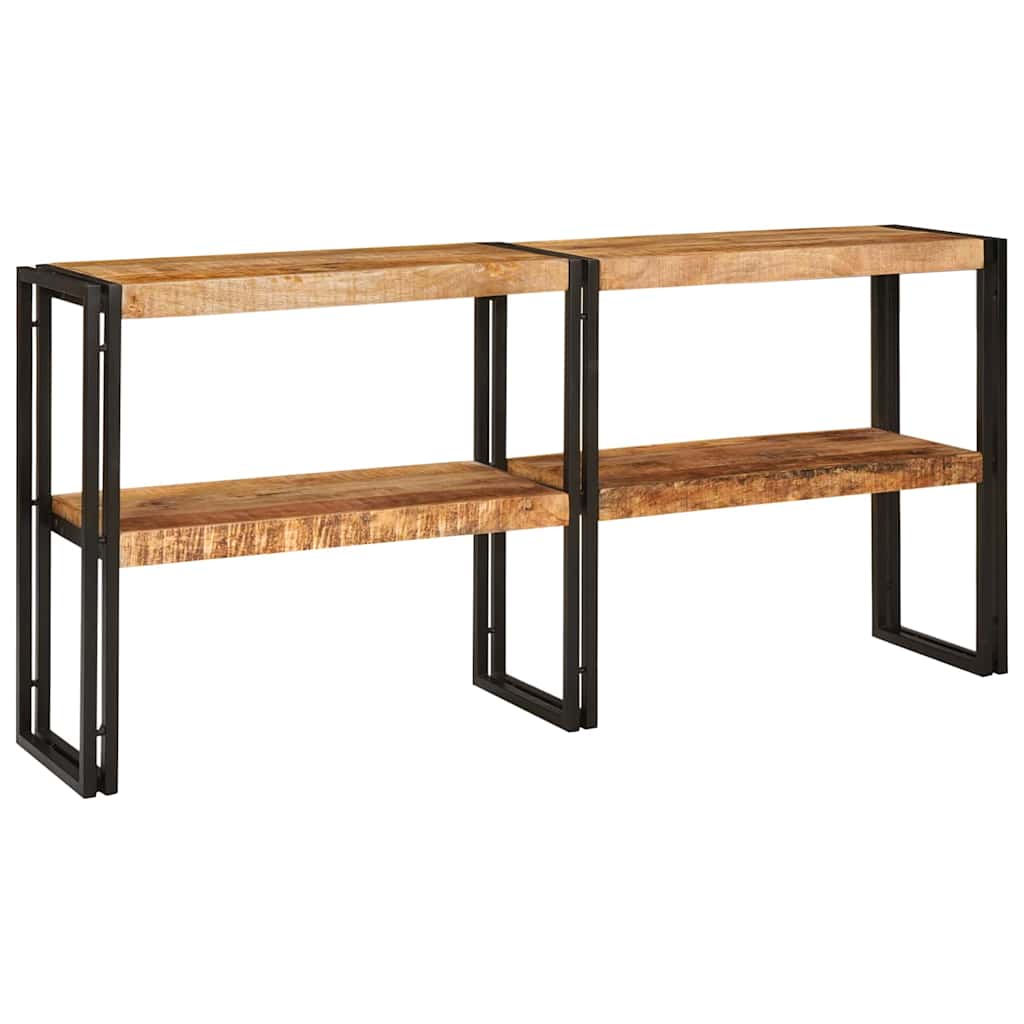 vidaXL Mesa Consola Marrón 160 x 33 x 75 cm Madera de mango maciza